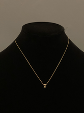 Load image into Gallery viewer, Z Initial Gold Dipped Necklace
