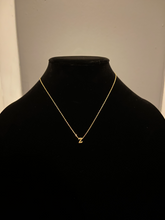 Load image into Gallery viewer, Z Initial Gold Dipped Necklace
