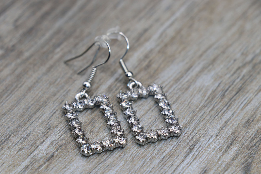 Square Diamond Earrings