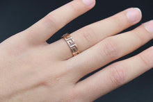 Load image into Gallery viewer, Rose Gold Ring With Design
