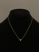 Load image into Gallery viewer, W Initial Gold Dipped Necklace
